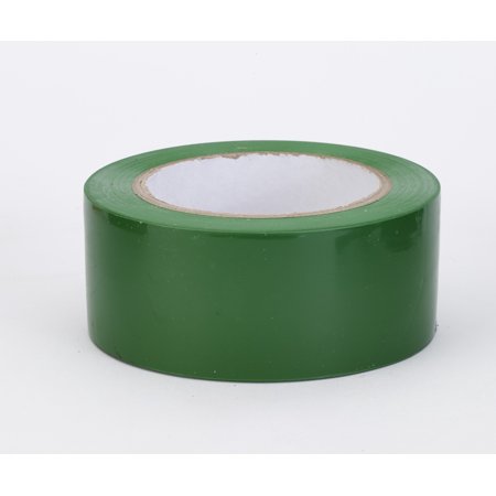 PVC Vinyl Aisle Marking Tape, 6 mil, 2" x 36 yd., Green 