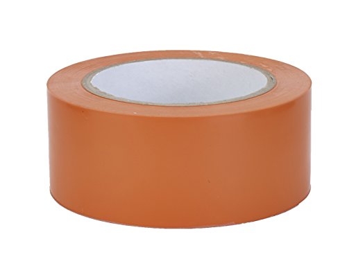 PVC Vinyl Aisle Marking Tape, 6 mil, 3" x 36 yd., Orange 