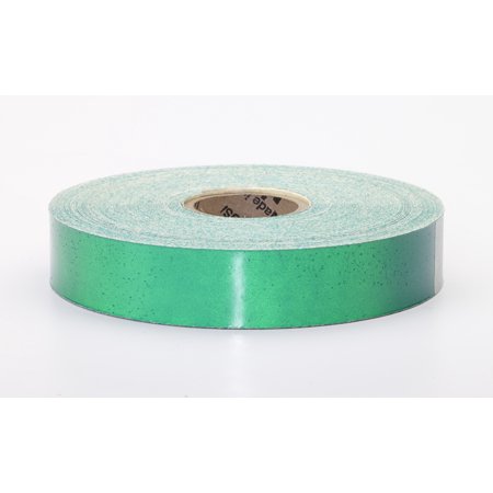 Engineering Grade Retro Reflective Adhesive Tape, 50 yds Length x 1" Width, Green