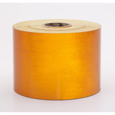 Pressure Sensitive Engineering Grade Retro Reflective Adhesive Tape, 6" x 50 yd., Orange