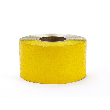 Engineering Grade Foil Backed Pavement Marking Adhesive Tape, 50 yds Length x 4" Width, Yellow