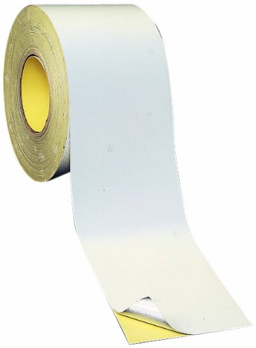 Super Engineering Grade Reflective Barrel Adhesive Tape, 50 yds Length x 4" Width, White