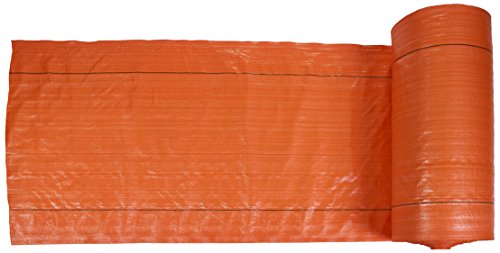 MISF 1845 Polyethylene Silt Fence Fabric, 1500' Length x 36" Width, Orange