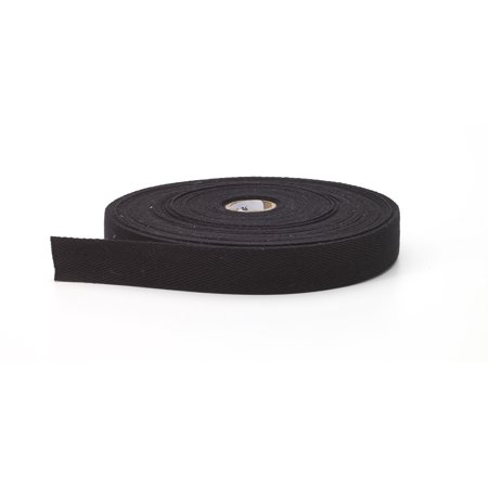 Twill tape, 1" Wide, 36 yds, Black