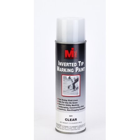 Inverted Tip Spray Paint, #631 Clear, 20 Oz.12/cs