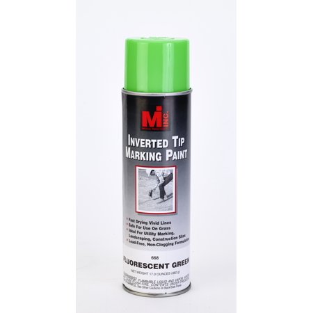 Inverted Tip Spray Paint, #668 Flo Green, 20 Oz.12/cs