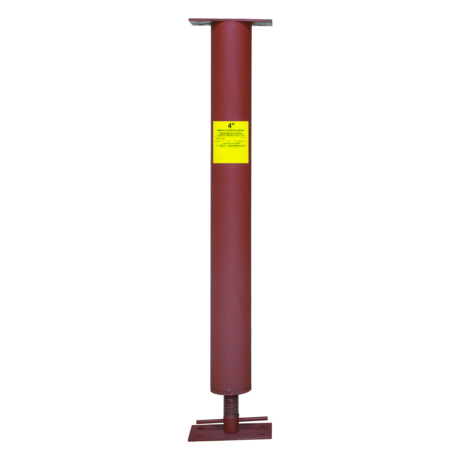Mutual Industries 70034-0-0 4" Adjustable Column, 8' 6" to 8' 10"
