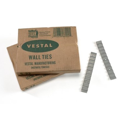 Mutual Industries 7110-0-0 Wall Ties, 28 Gauge 7/8" x 6 3/8"