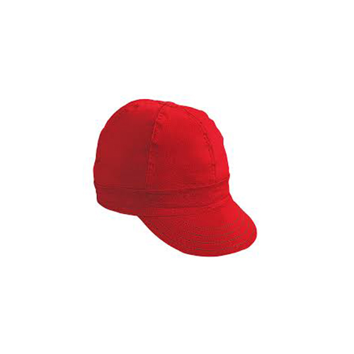 Kromer Red Twill Style Welder Cap 6 7/ 8, Cotton, Length 5", Width 6"