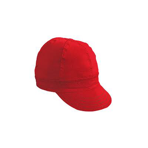 Kromer Red Twill Style Welder Cap 7 5/ 8, Cotton, Length 5", Width 6"
