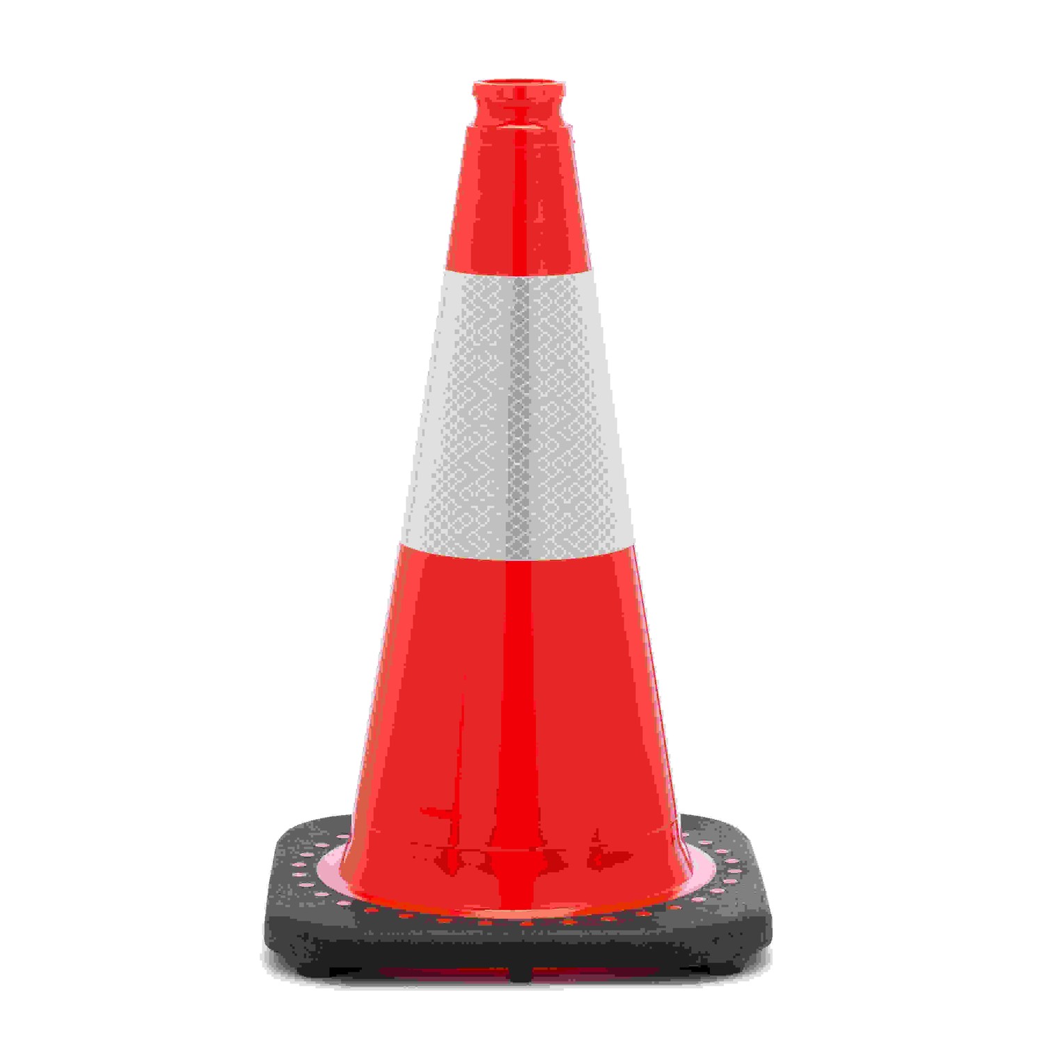 Traffic Cone with 3 lbs Reflective, 18