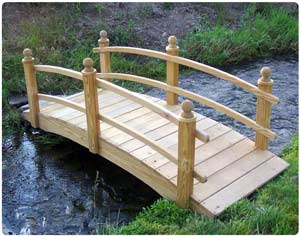 Bridge, 6' Amelia Garden Bridge