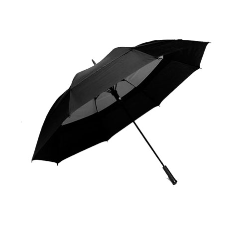 WINDBRELLA 62" Golf Umbrella-Black on Black