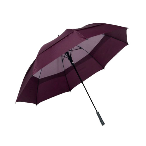 WINDBRELLA 58-inch Georgetown Folder Plus Umbrella - Burgundy