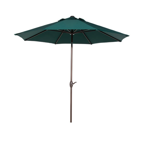 WINDBRELLA Auto-Tilt 9-foot Patio/Market Umbrella - Hunter Green